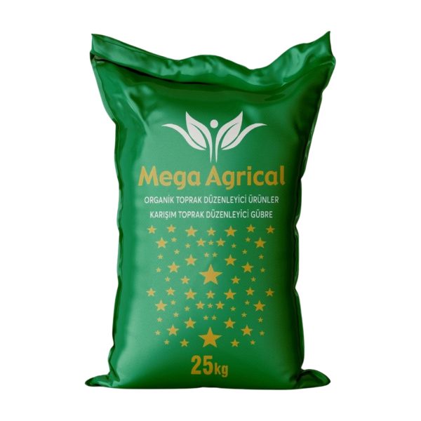 MEGA AGRICAL TOPRAK DÜZENLEYİCİ ORGANİK GÜBRE 25 KG (50 LT)